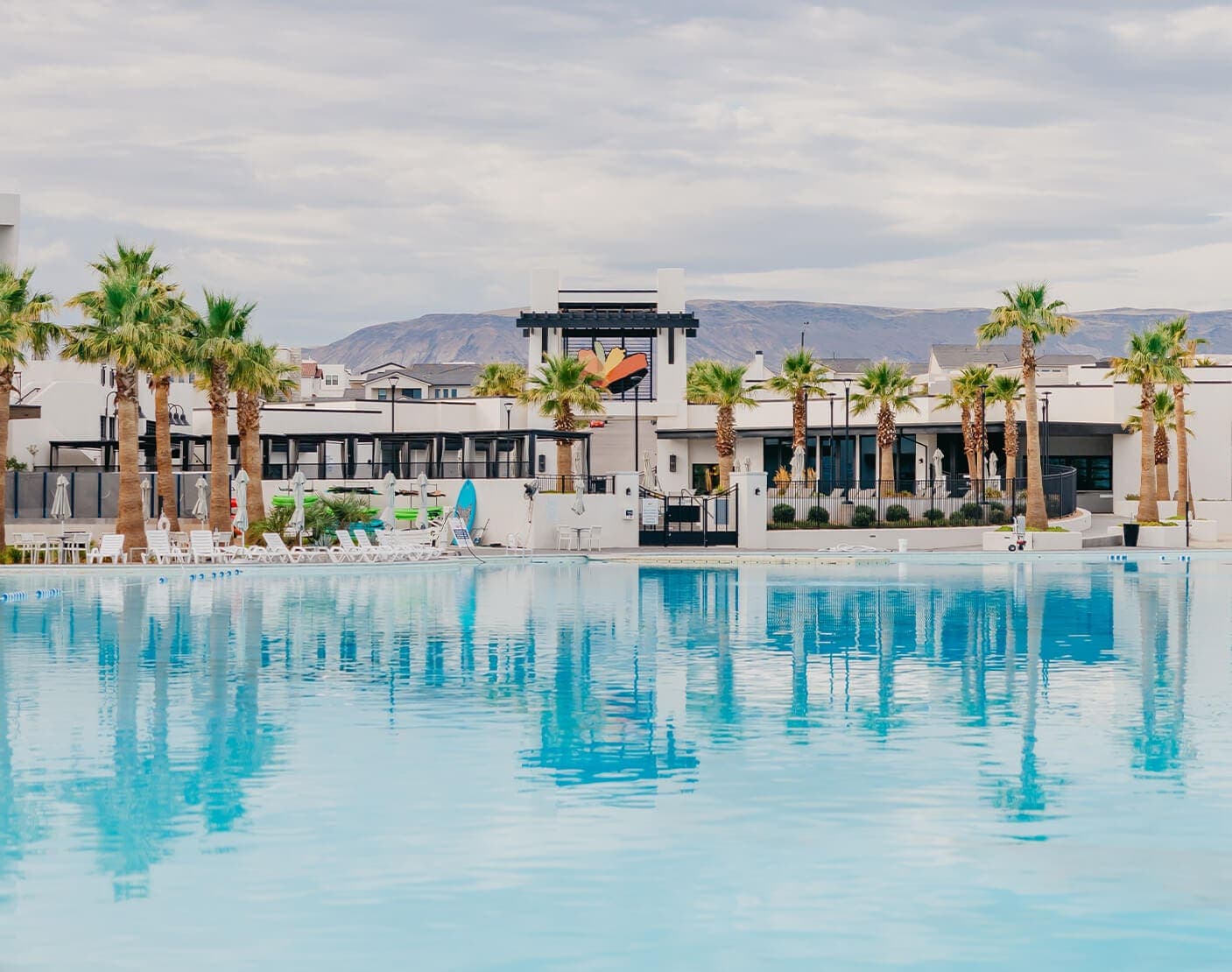 Lagoon-style pool at Desert Color resort community