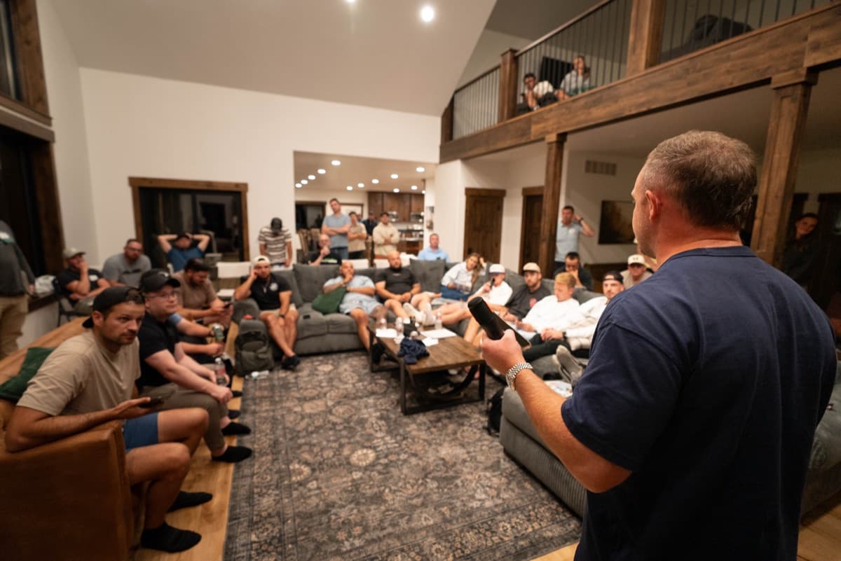Investors networking at a past CDS retreat